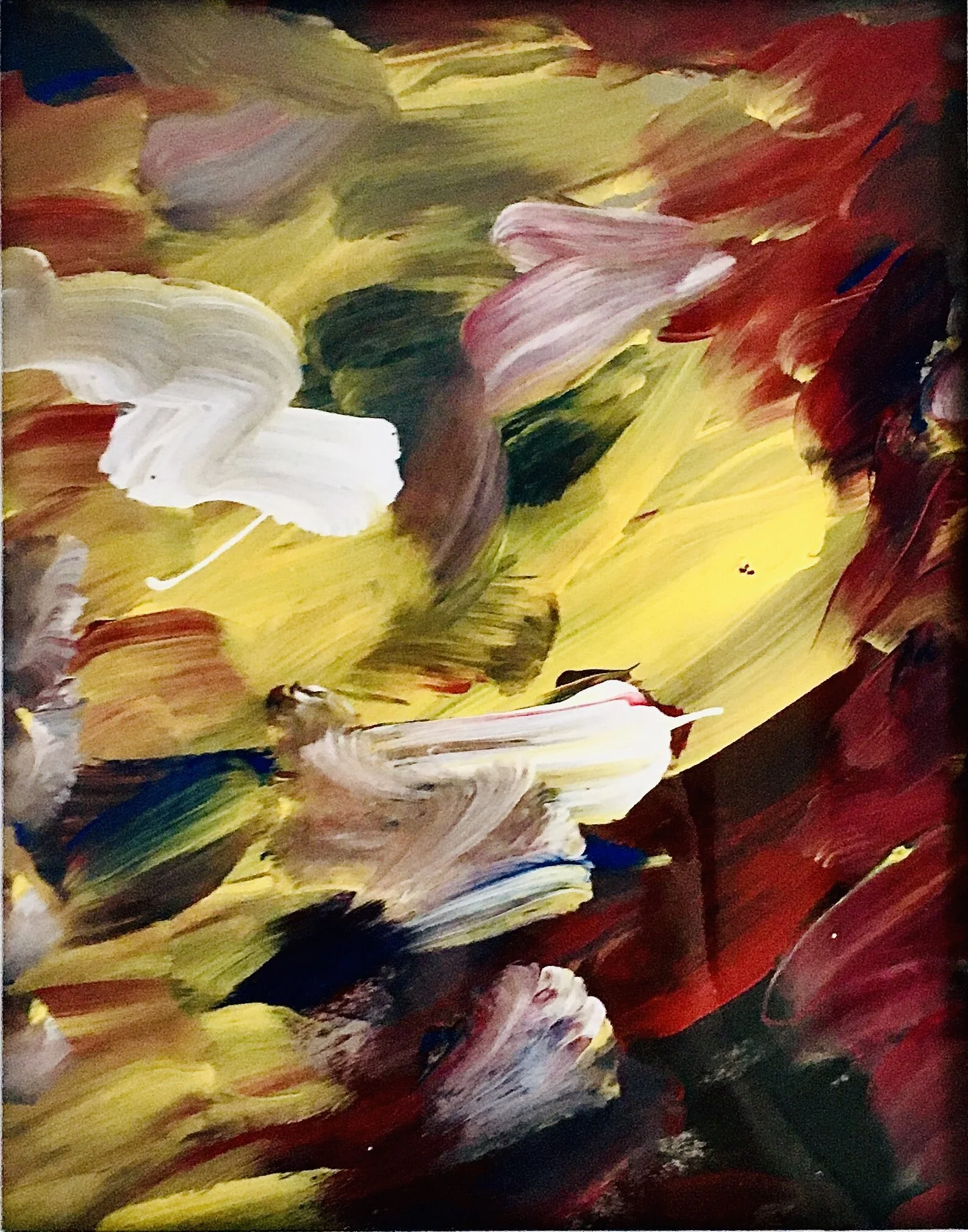 Colorstorm (Acrylic on Paper)