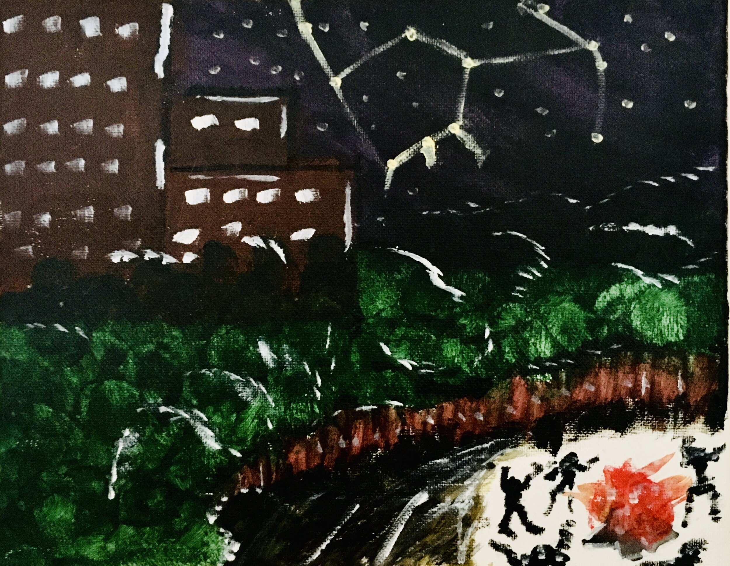 Neo Tribalism (Acrylic on Canvas)