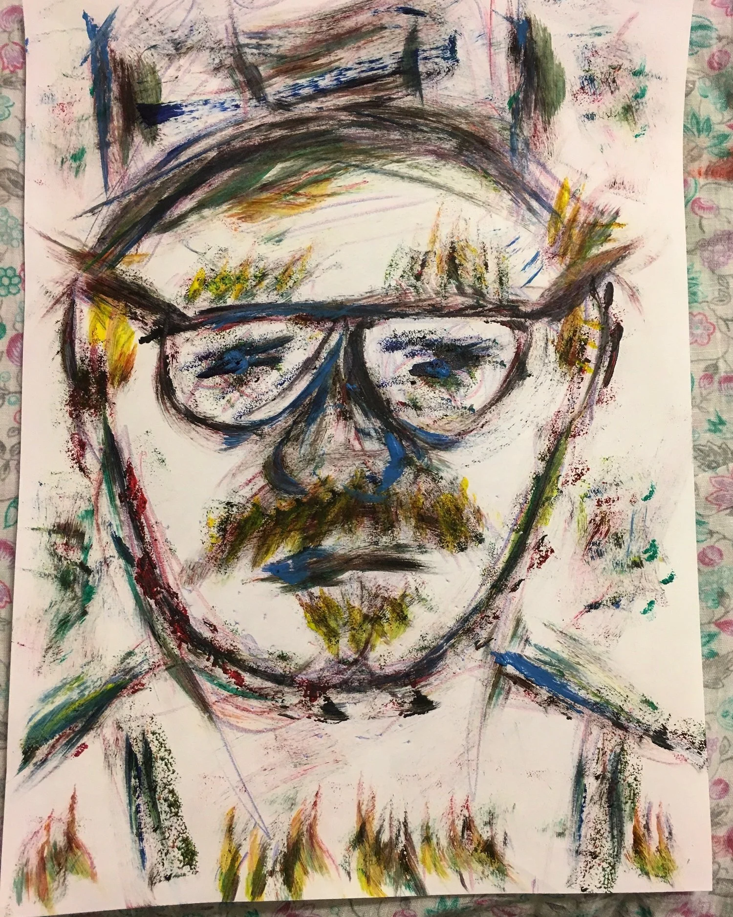 Steve W (Acrylic on Paper)