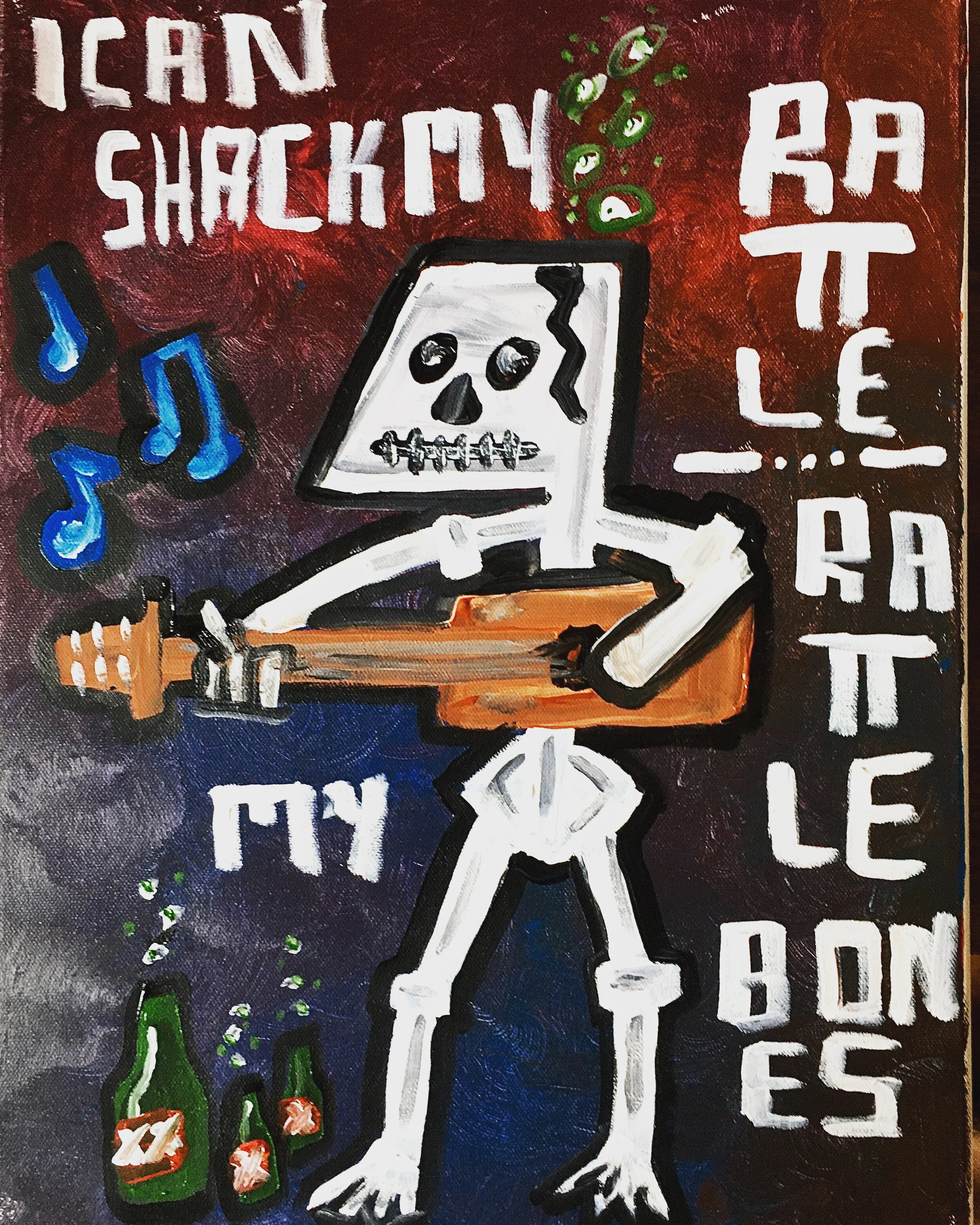 St. Louis Cemetery Blues (Acrylic on Canvas)