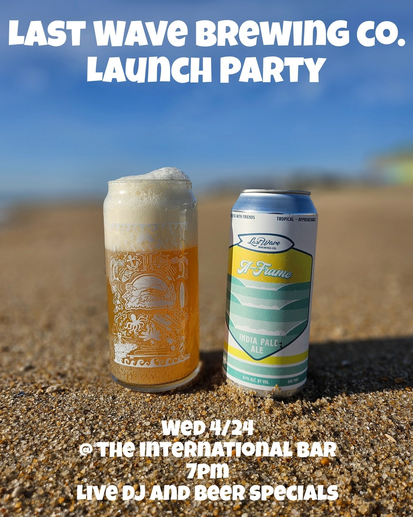 *NEW DATE* (same banger) @theintlbar /// @lastwavebrewing launch party Wed 4/24/24 #palindrome