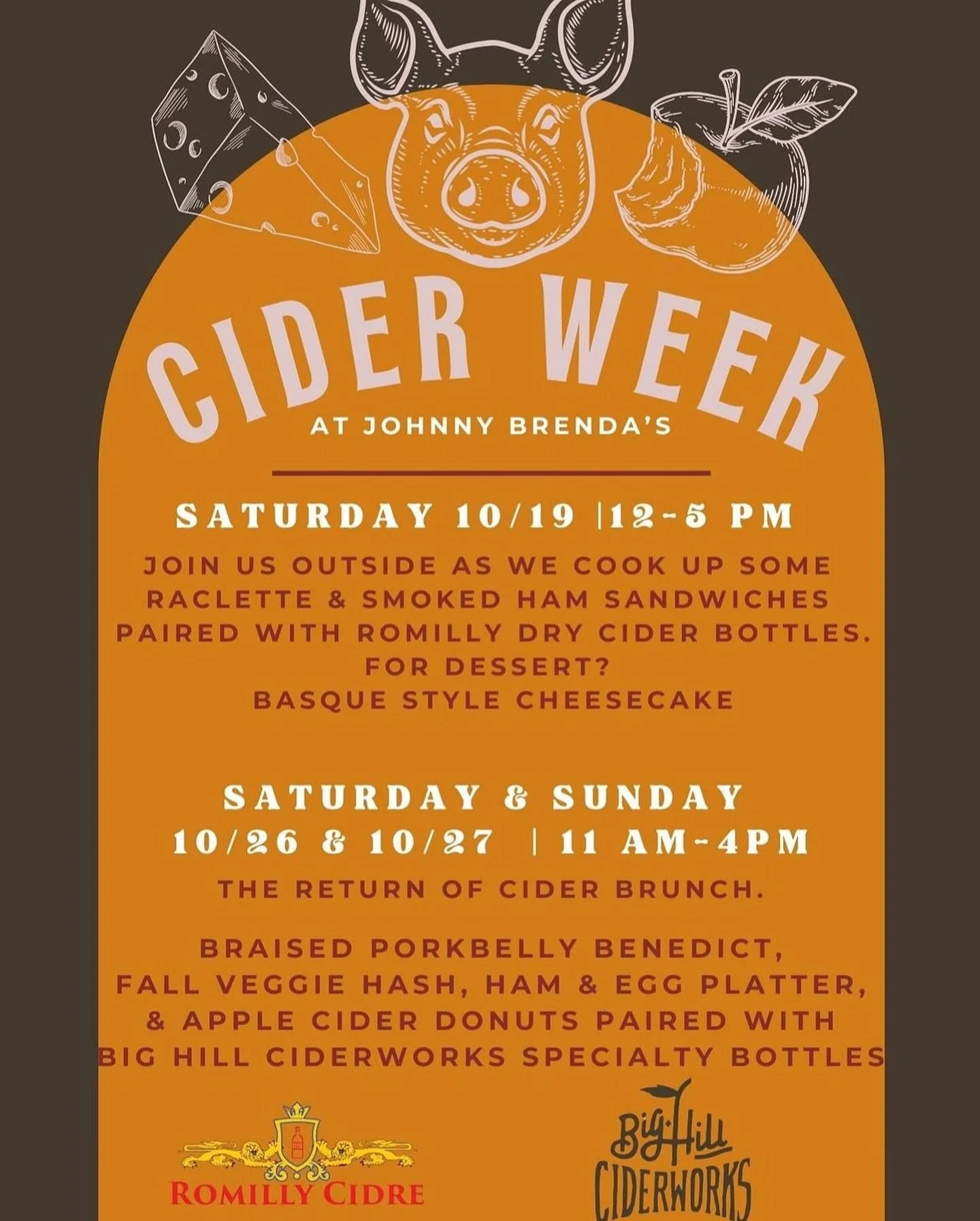 Today is the day!  Enjoy RARE French Cidre draft from @romillycidre @johnnybrendas #ciderweek