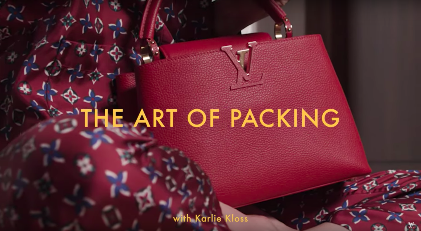 Louis Vuitton: The Art of Packing with Karlie Kloss — Caroline Gaimari