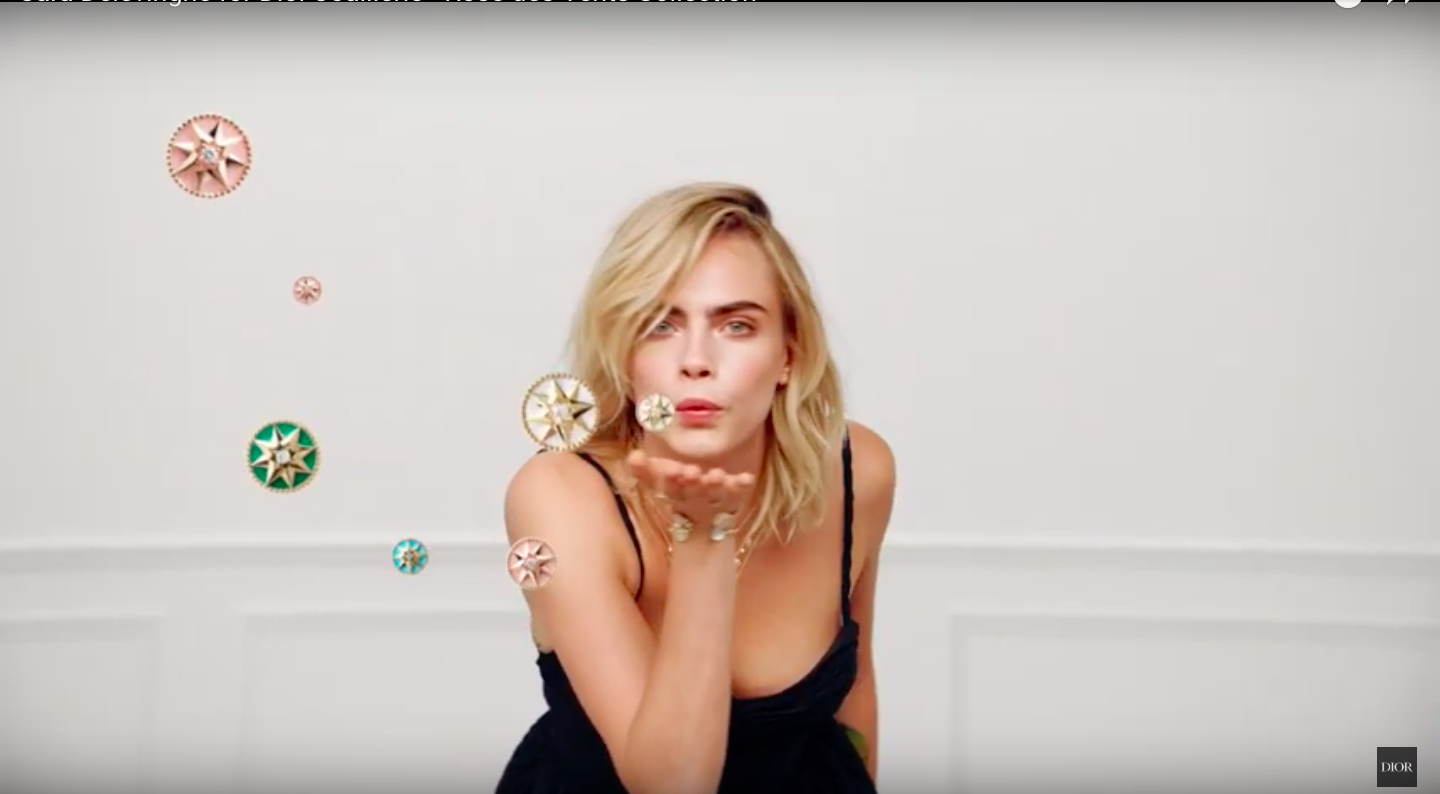 Dior Joaillerie: Rose des Vents 2019 campaign featuring Cara