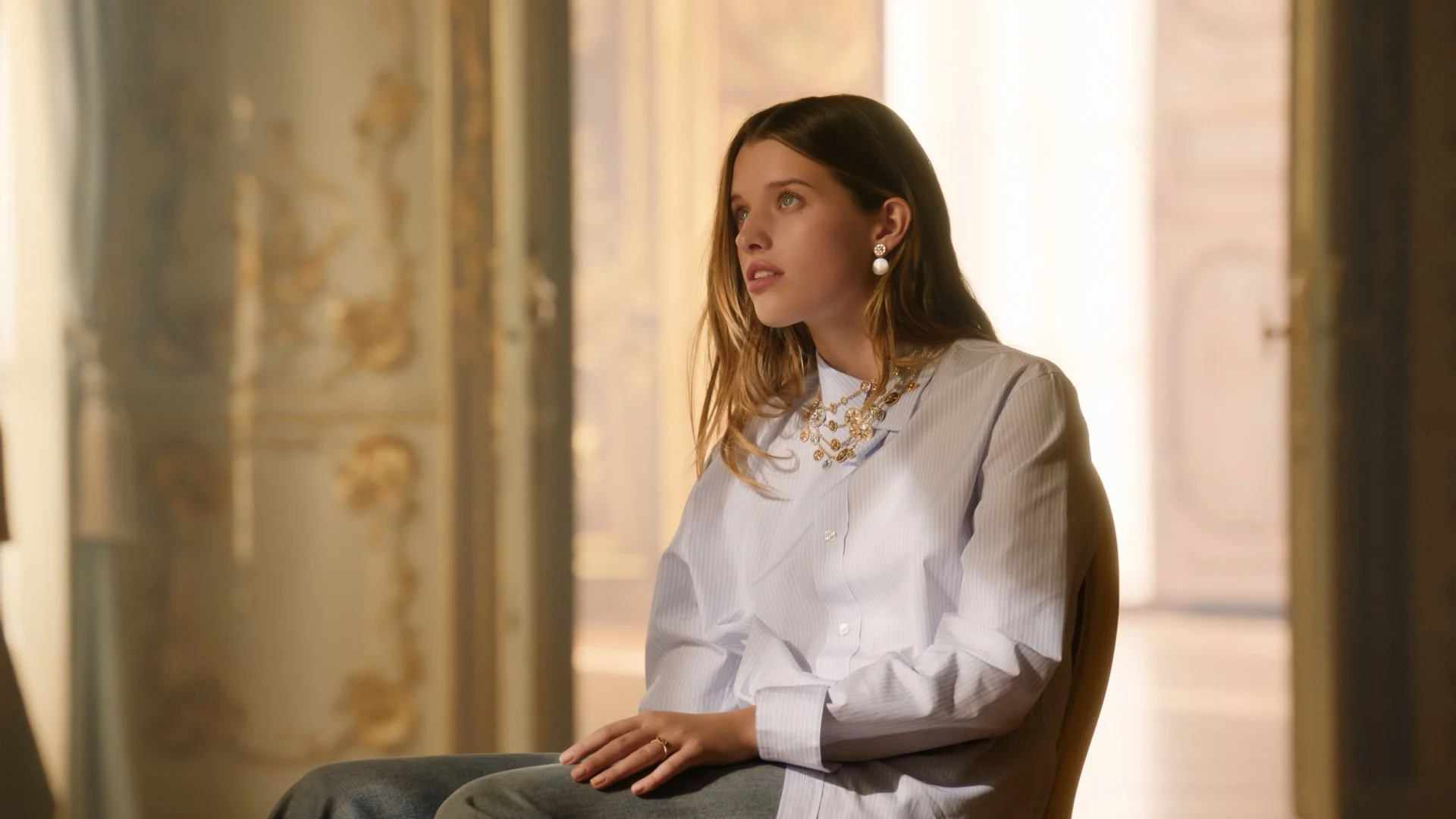 Ever Anderson Dior Jewelry Rose des Vents