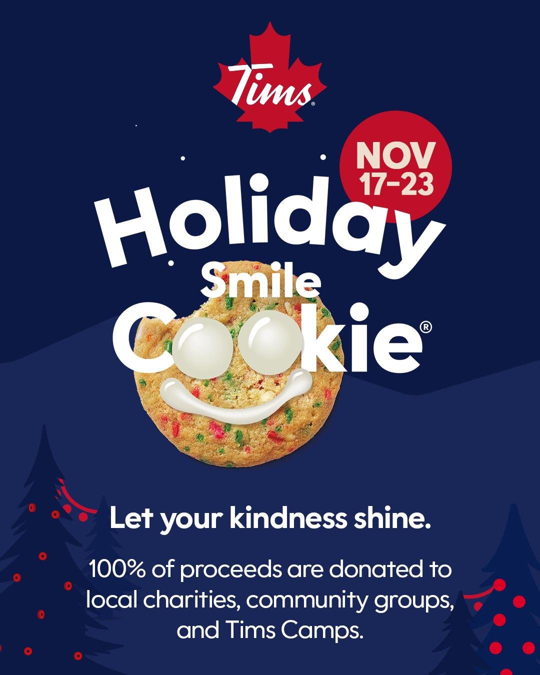 It's almost that time of year again! 
Once again York Region Food for Learning is thrilled to announce that we have been selected as the recipient organization for the Holiday Smile Cookie fundraising campaign by the owners of the Vaughan and Richmon