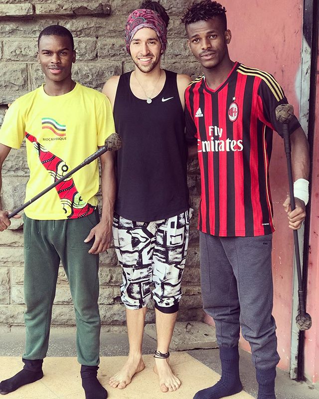 Throwback to when we were in Nairobi with two of the guys we taught to spin staff. Really missing those days of training at Sarakasi with all the acrobats!
.
.
.
Staffs by @wizardofflow .
.
.
.
.
#sponsorastaff #downwiththestickness #sticksout #socia