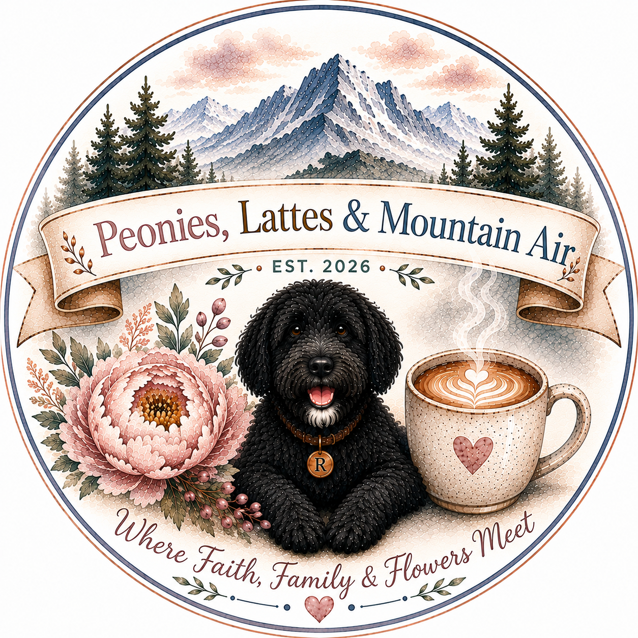 Peonies, Lattes &amp; Mountain Air