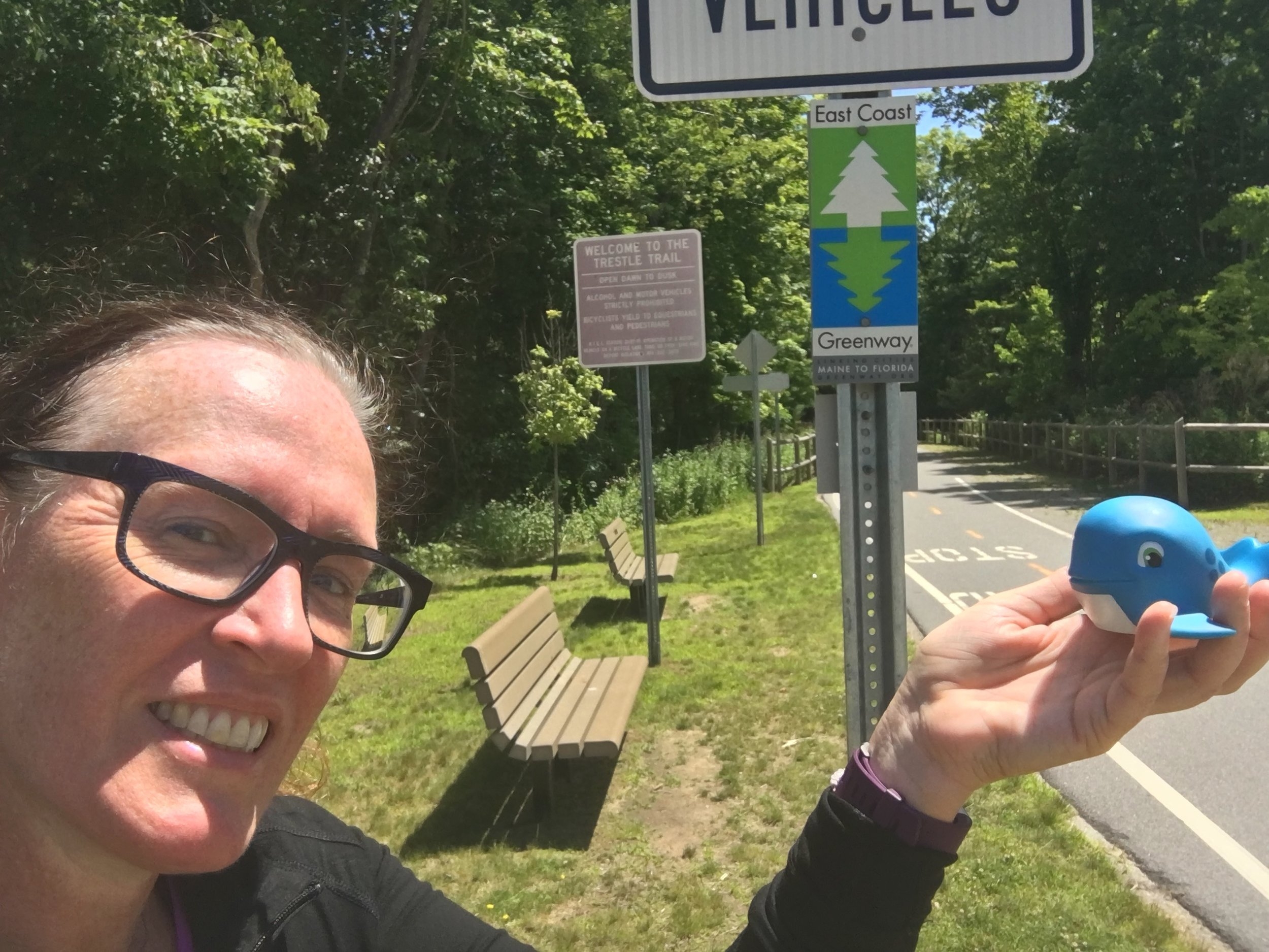 Jenn and Whaley, happy to be in RI