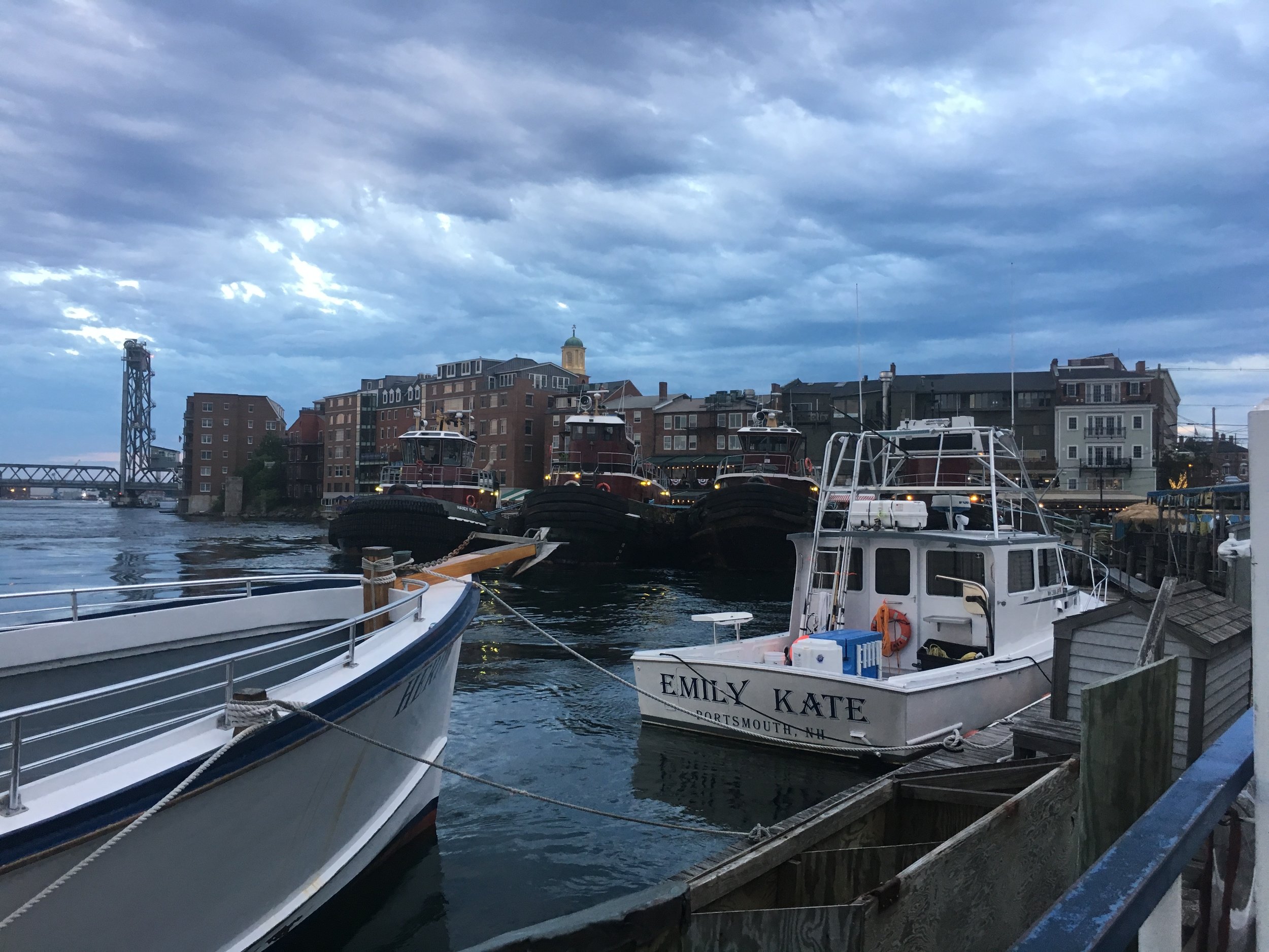 Dark skies in Portsmouth