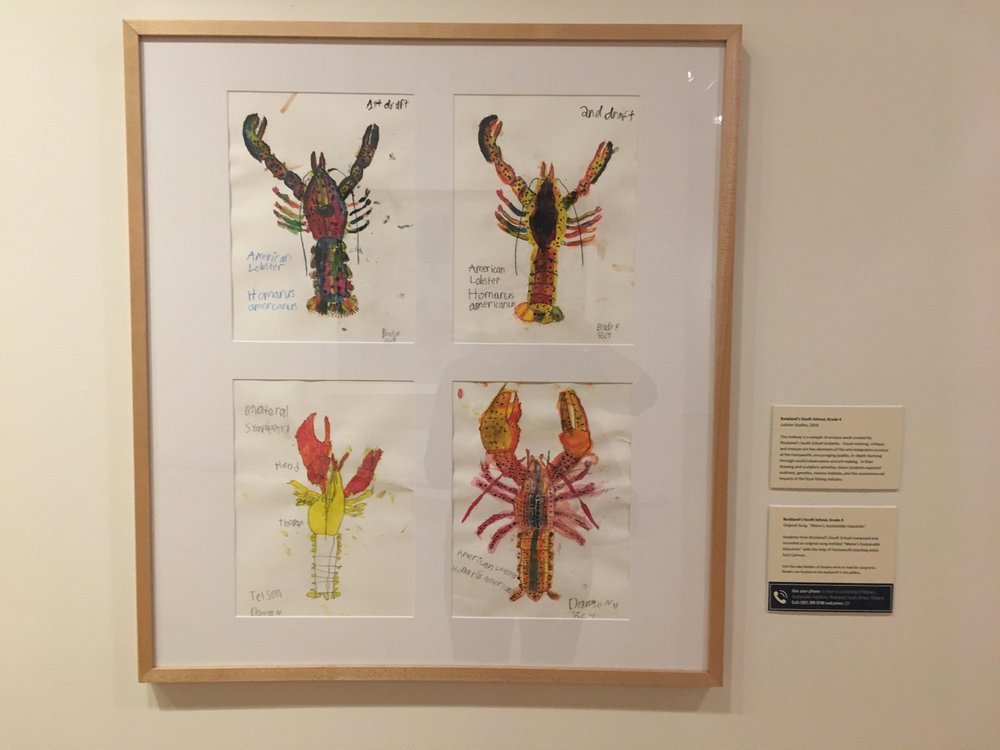 Lobster art by kids