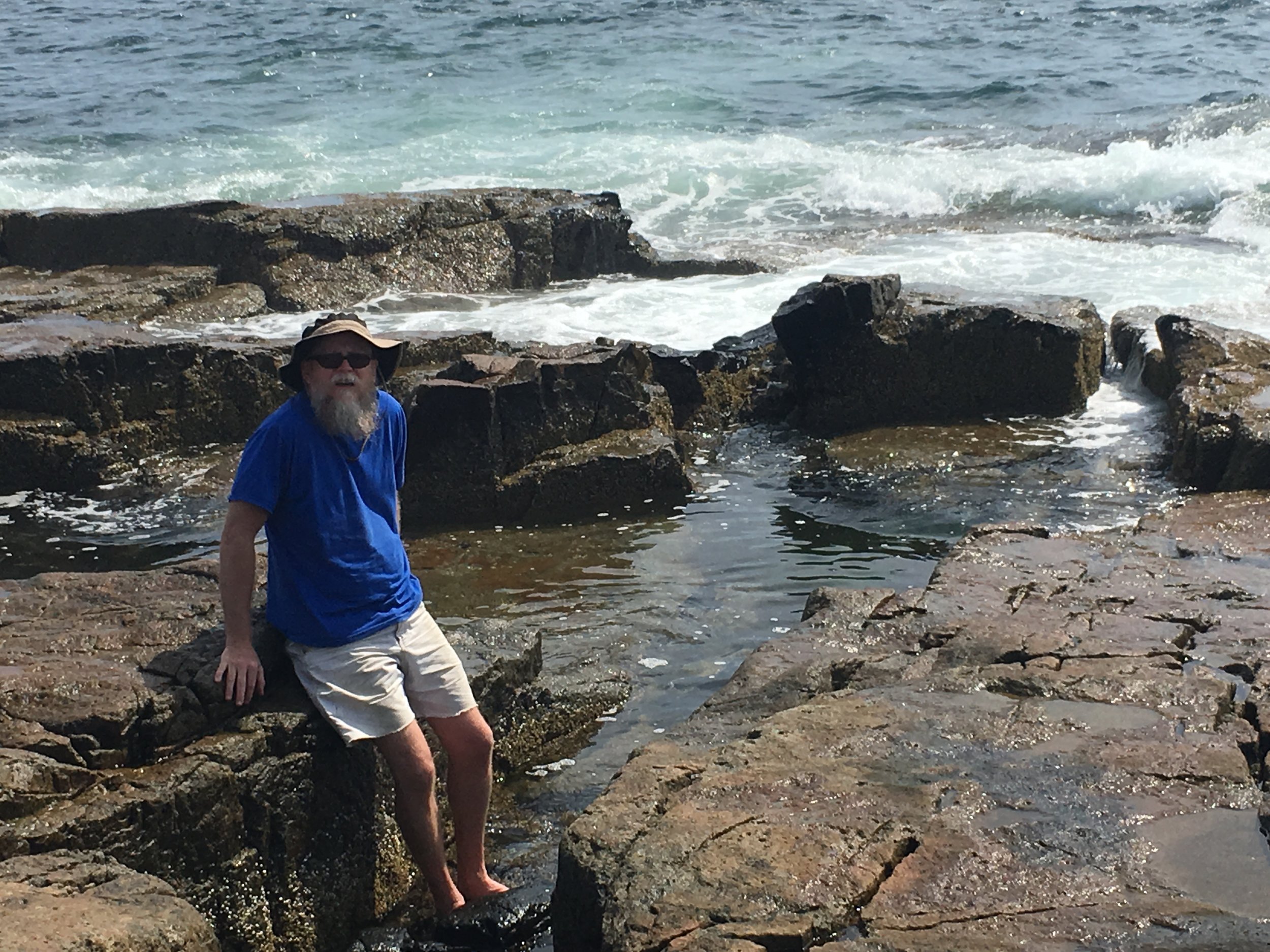 Charlie at Schoodic Point
