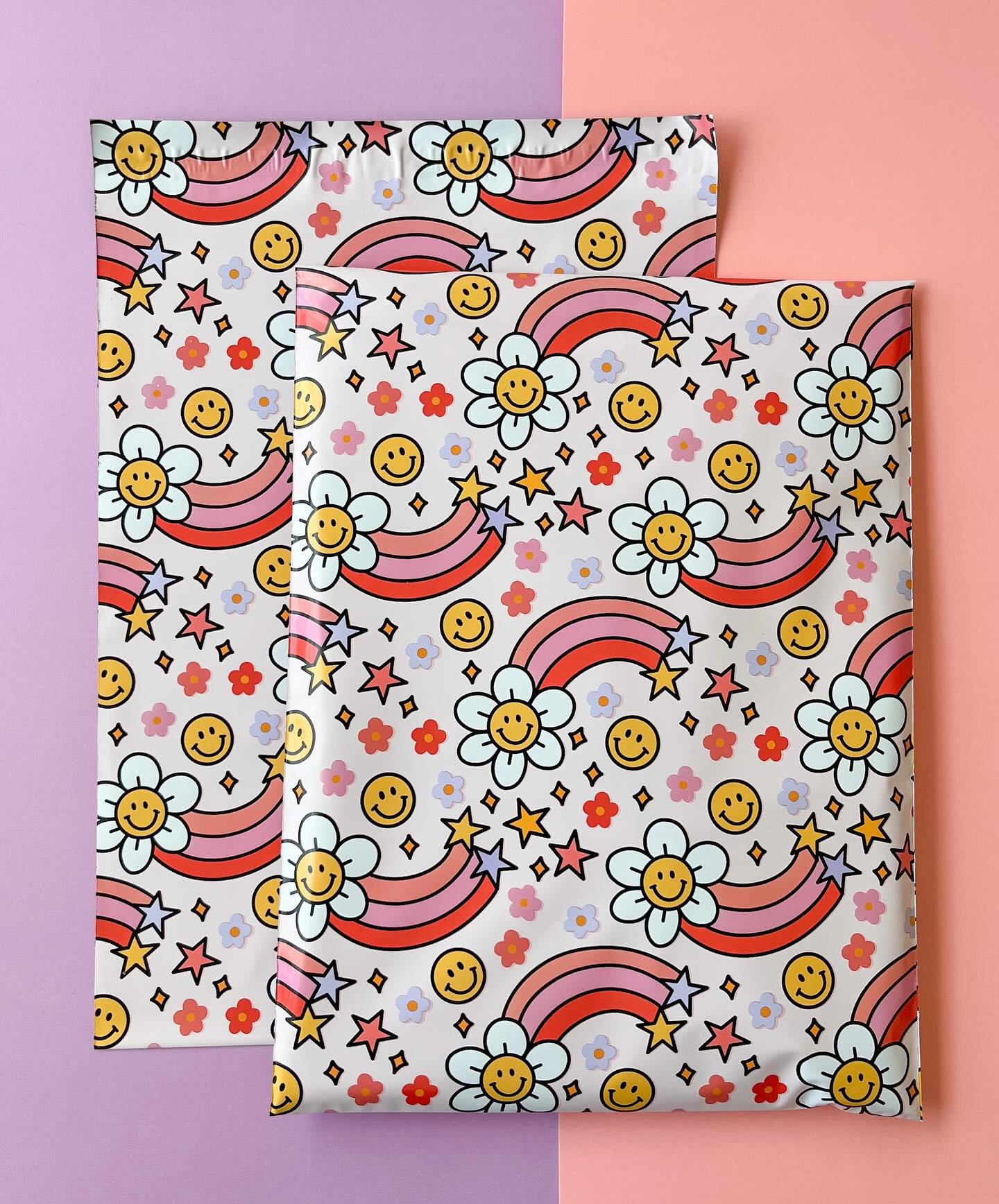 ✨NOW AVAILABLE!✨ New poly mailers, insert cards, and sticker rolls are on the site and ready to ship! This collection brings me so much joy &amp; I&rsquo;m already so excited for y&rsquo;all to get your packages!!💖🌼🌈⭐️ 

Special shoutout to @roxan