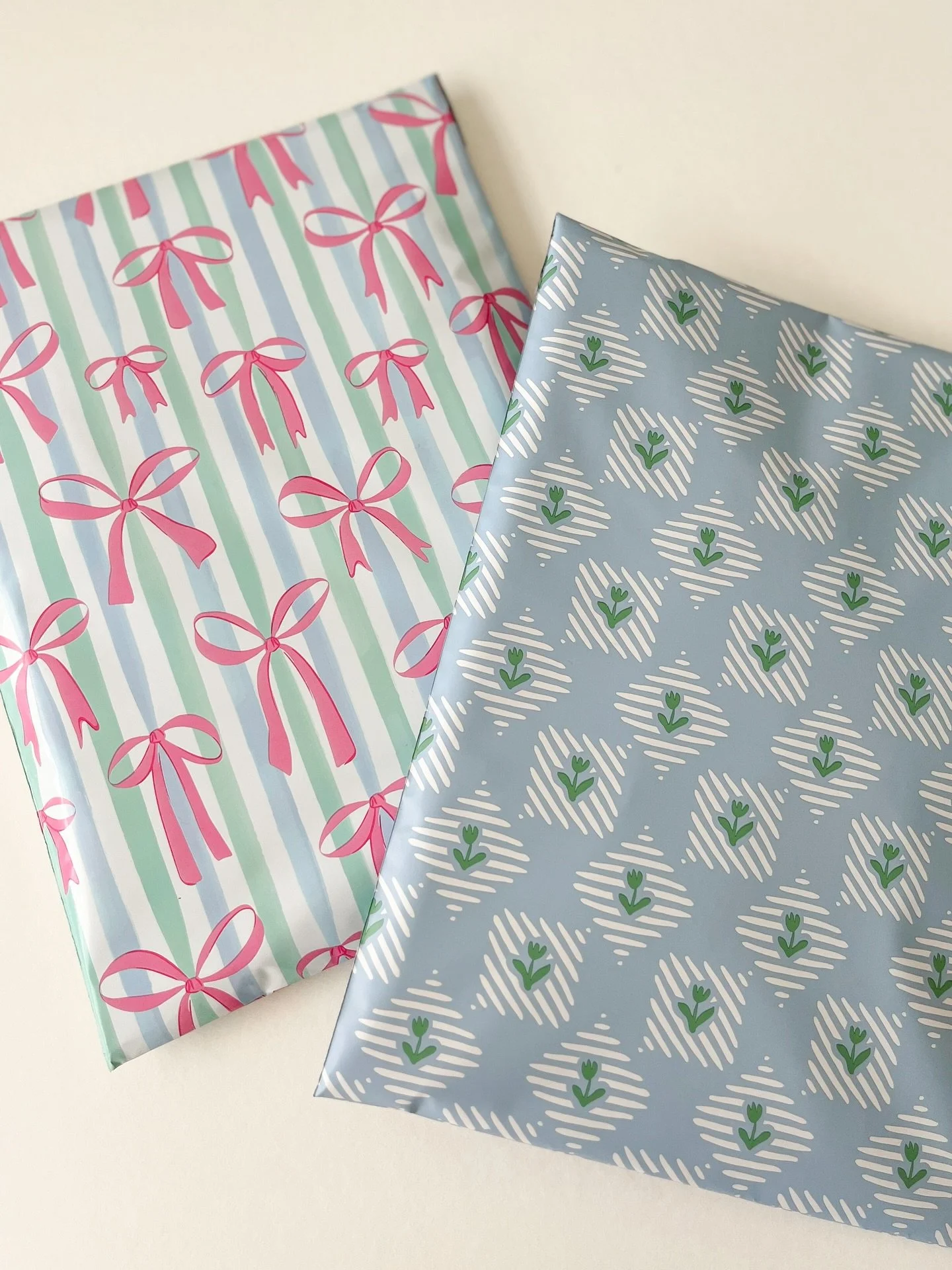 🌷NOW AVAILABLE!🌷 New spring mailers &amp; insert cards are here and ready to ship! So obsessed with how these turned out and cannot wait to see all your cutie happy mail out in the world!!🎀💌