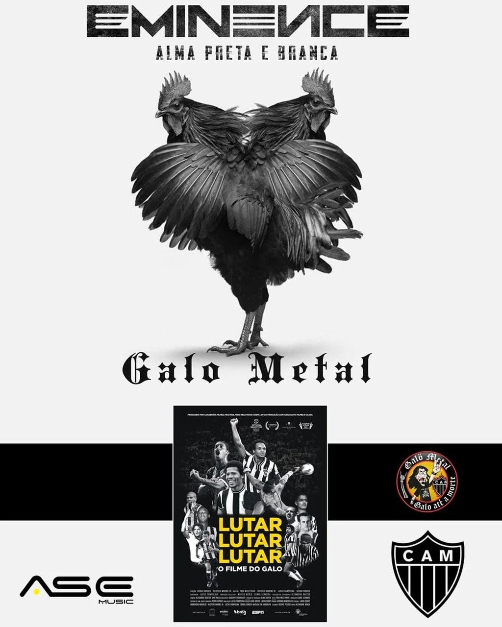 Alma Preta e Branca, no filme do Galo.