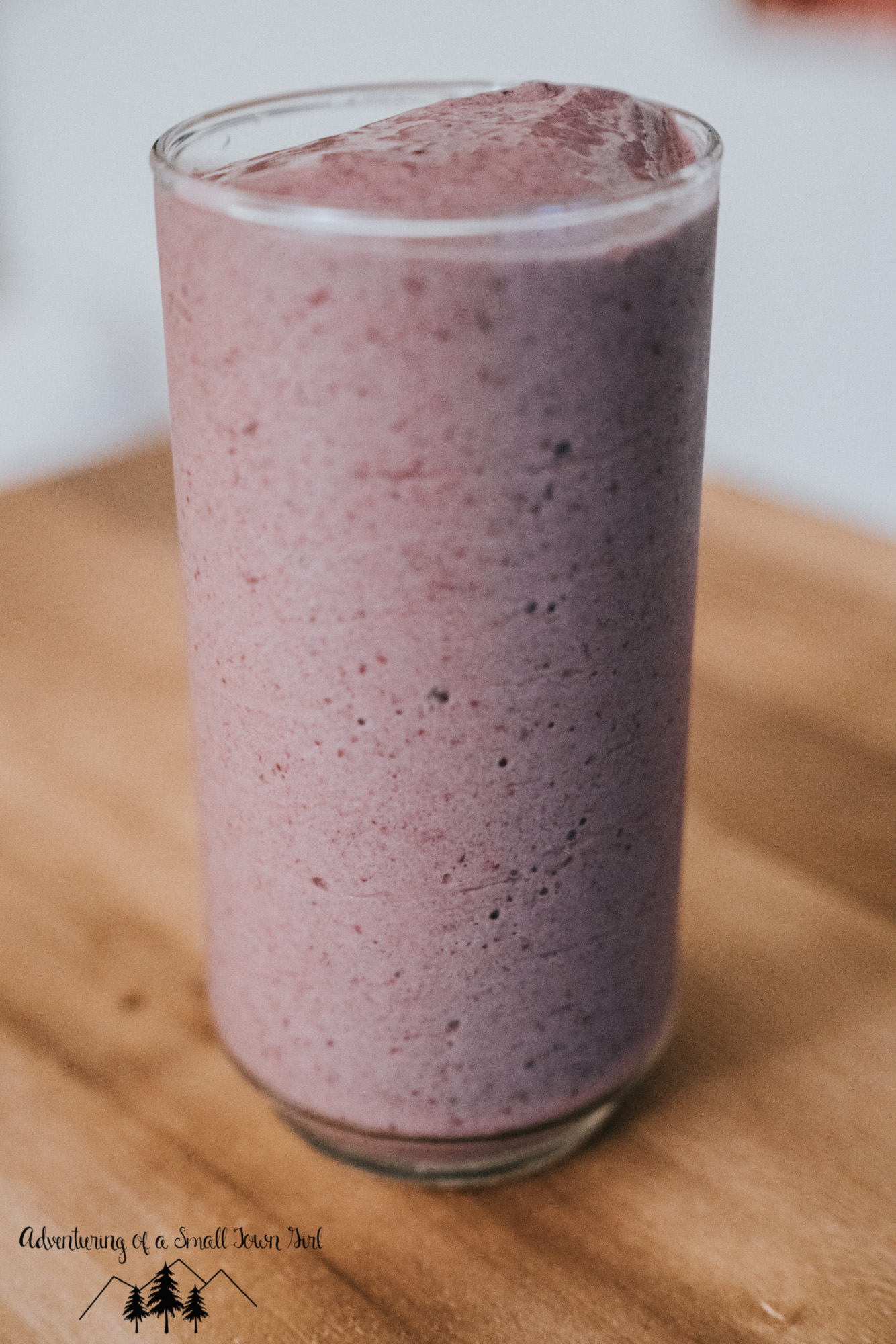 5 Ingredient Blackberry Smoothie Recipe by Adventuring of a Small Town Girl.jpg