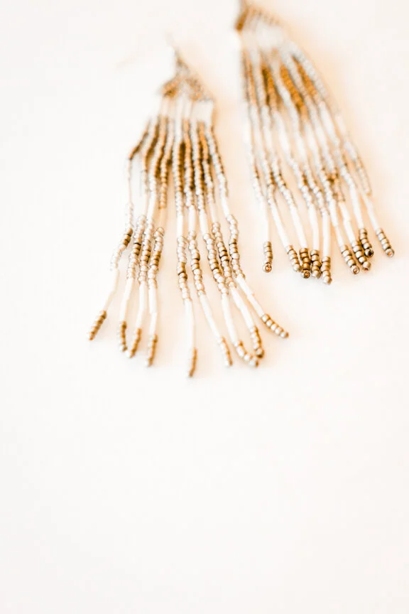 Shoulder Duster Earrings - Handmade Beaded Earrings by Bessie Roaming-18.JPG