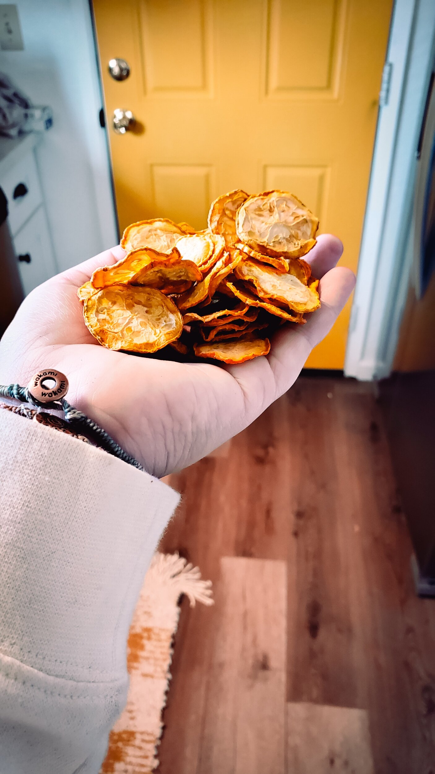 Salt and Vinegar Dehydrated Vegetable Chips By Bessie Roaming - Backpacking Recipes - Recipes for Adventures - Dehydrated Recipes - Paleo Backpacking Recipes