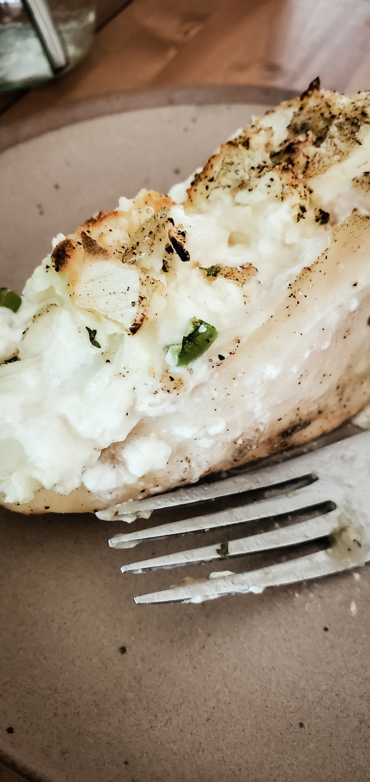 Easy Cheesy Ranch Stuffed Chicken Recipe by Bessie Roaming - If you are looking for an easy chicken recipe you have found it! This chicken recipe is so dang delicious!