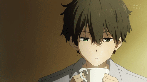 Hotaro drinking tea.gif