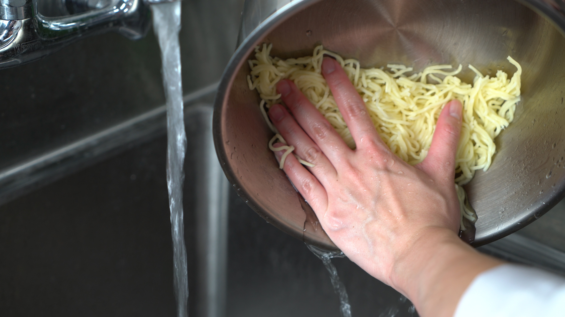 step 2. method 1: drain noodles VERY WELL.