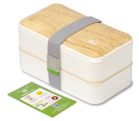 Modetro Slim-Line Bento Adult Lunch Box with Thermal Bag color