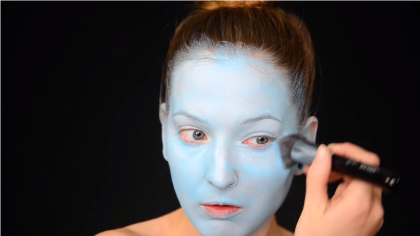 fluffy brush with baby blue face paint.png