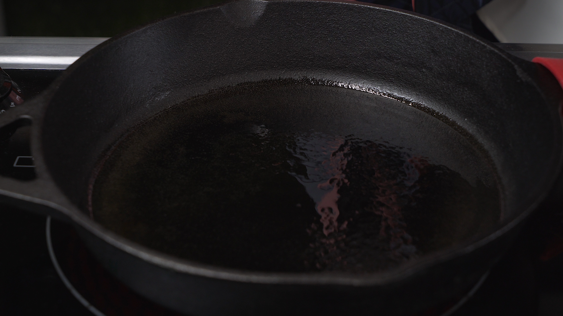 step 1 oil in skillet