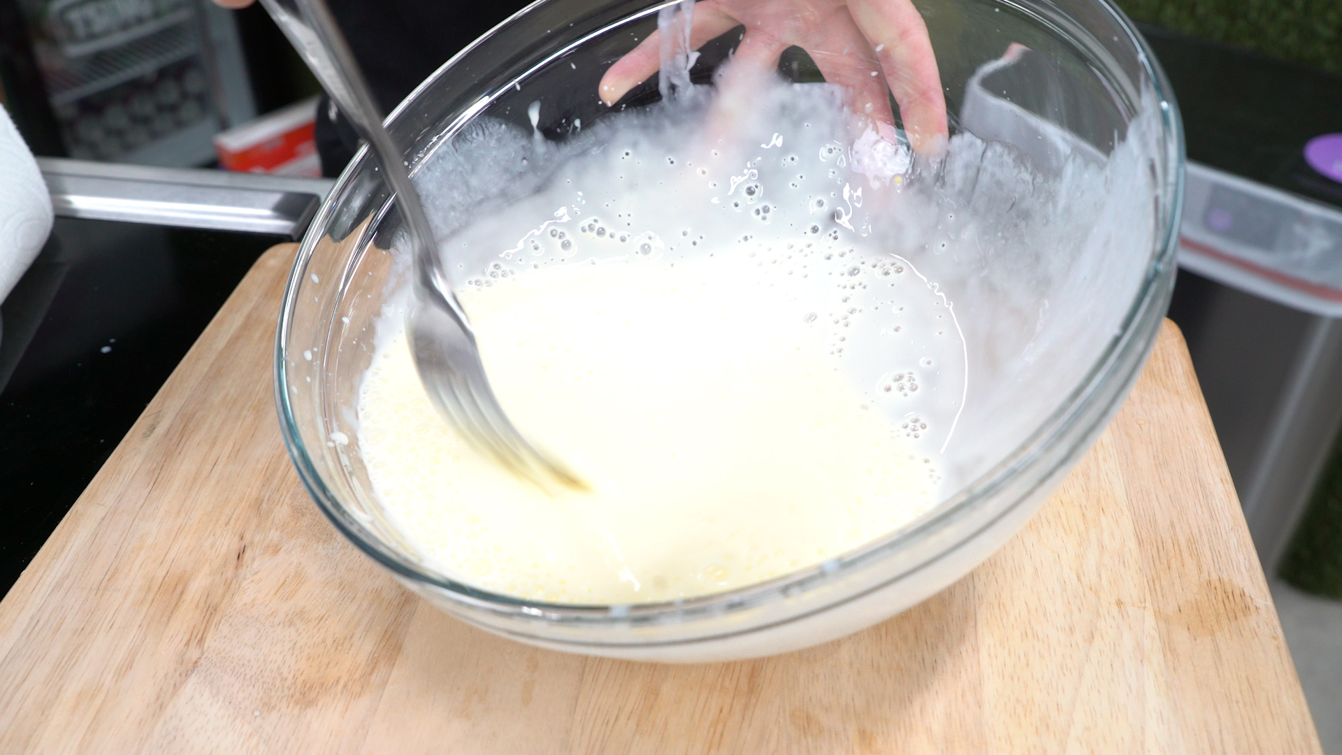 step 2 cont’d add egg