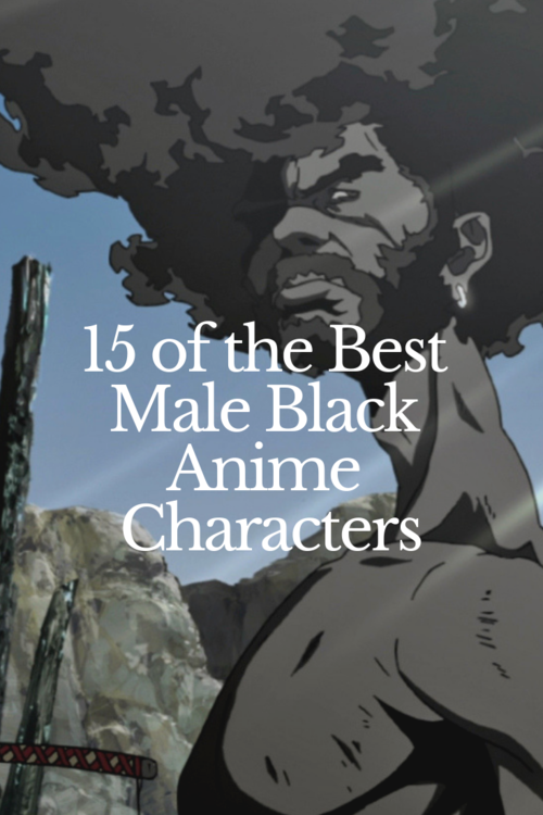 Male Black anime character with purple powers and me