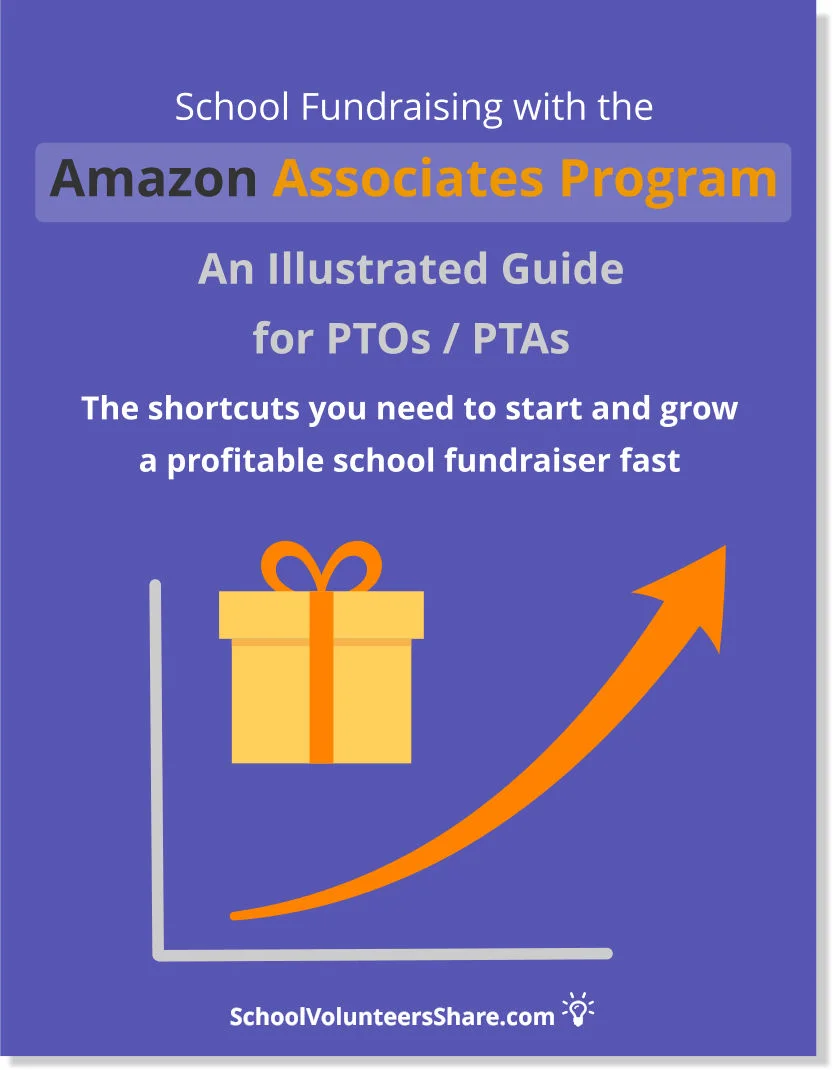 School Fundraising with the Amazon Associates Program: An Illustrated Guide for PTOs /PTAs, The shortcuts you need to start and grow a profitable school fundraiser fast. By Jen B. Cosgrove. Downloadable PDF guide.