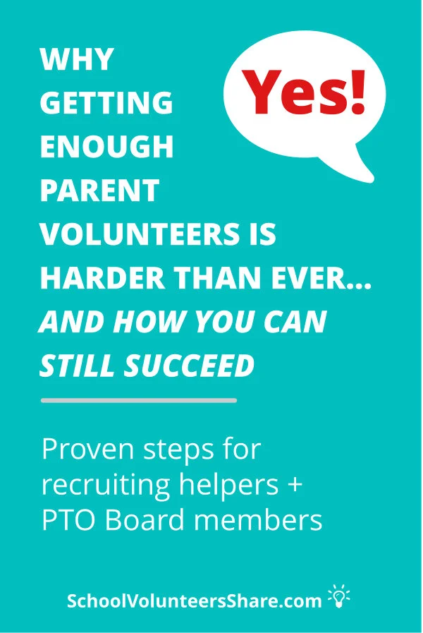 Proven PTO volunteer recruitment ideas: Getting enough parent volunteers, especially for the PTO Board, is a big challenge for PTOs, and it’s just getting bigger. Fortunately, there are proven PTO volunteer recruitment ideas that will get more paren…