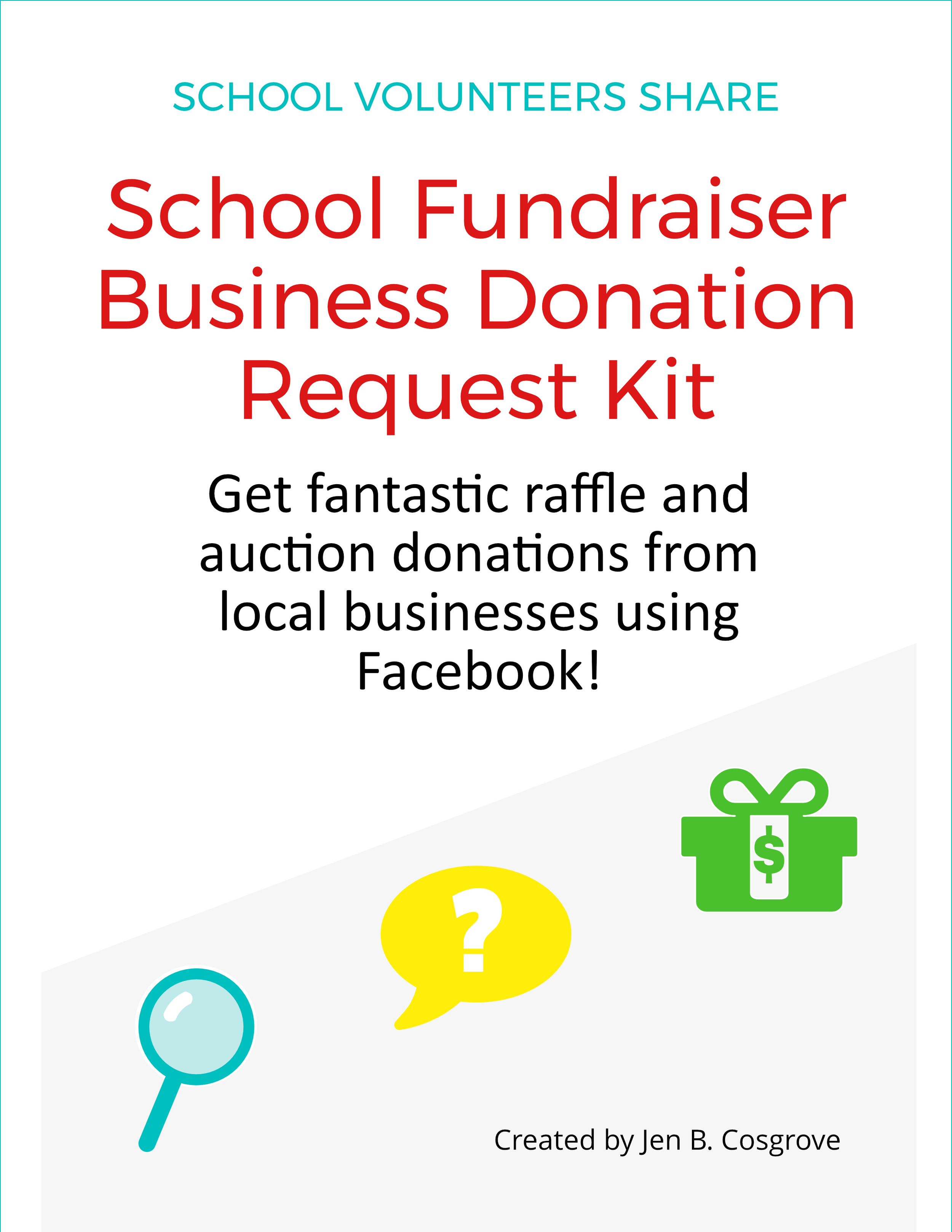 School Fundraiser Business Donation Request Kit