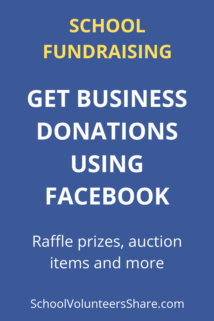 How to Get Donations from Local Businesses for School Fundraisers Using Facebook