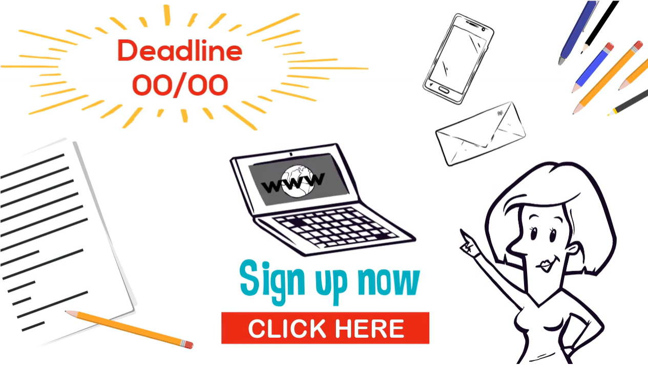 PTA volunteer sign up deadlines. Tell them how they can help, how to sign up, and what the deadline is. SchoolVolunteersShare.com