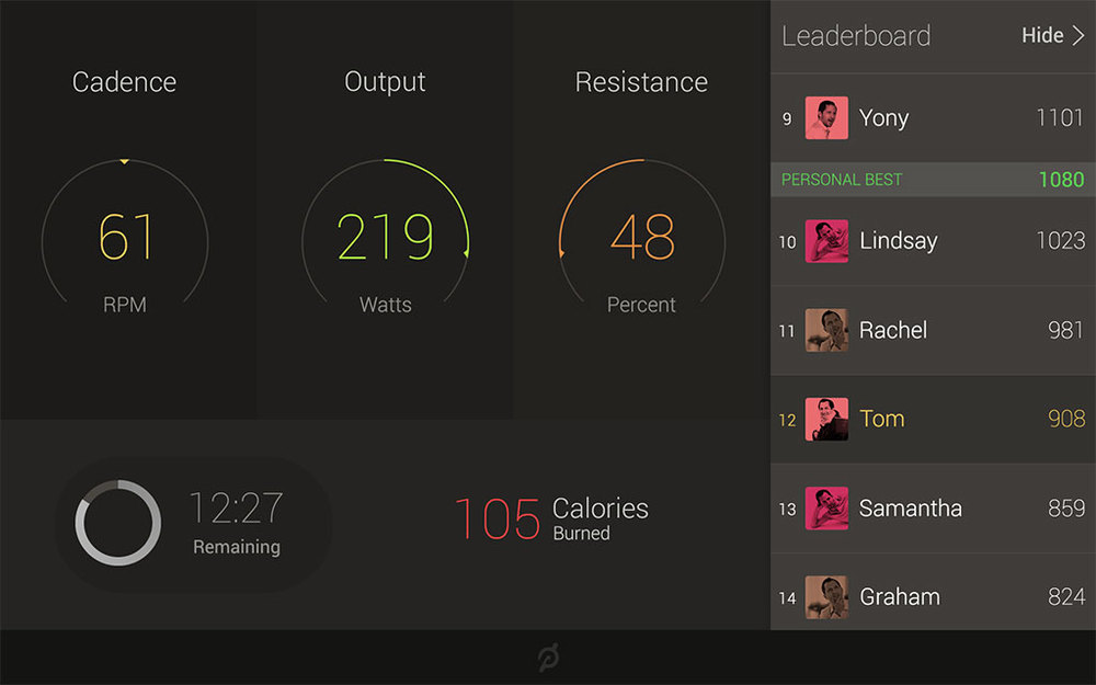 peloton with fitbit