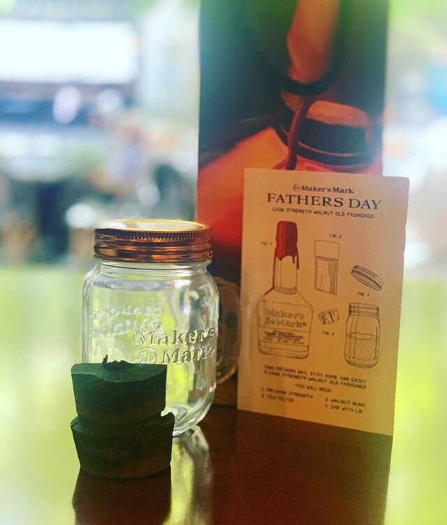 Happy Father&rsquo;s Day!  @makersmark sent us gift bags for the dads!  Free with purchase of any Maker&rsquo;s Mark shot or bottle while supplies last!
.
Discounts cont&rsquo;d:
50% off -&gt; All soda, cocktails, beer, wine &amp; bourbon (yes, all) 