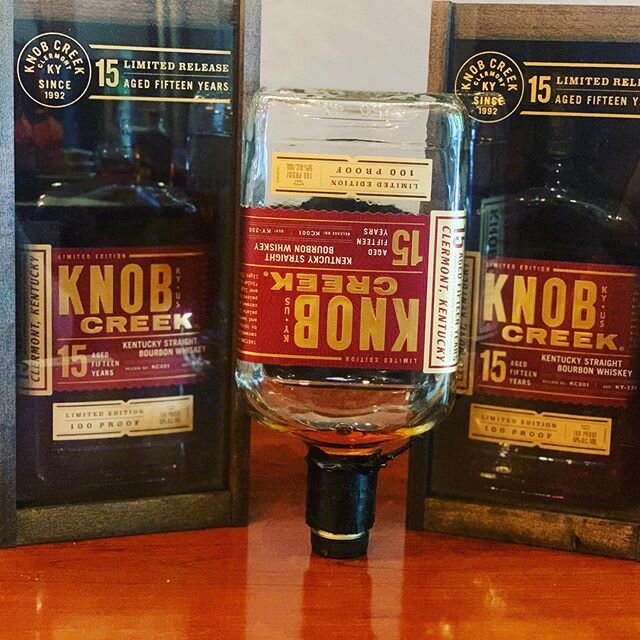 Is bourbon better if it comes in a box?  Decide for yourself at our next 3 course, 5 Bourbon @knobcreek Zoom. Give us a call or check it out on EventBrite.com.  We will be doing this every Monday while it stays legal to sell shots to go!  We have als