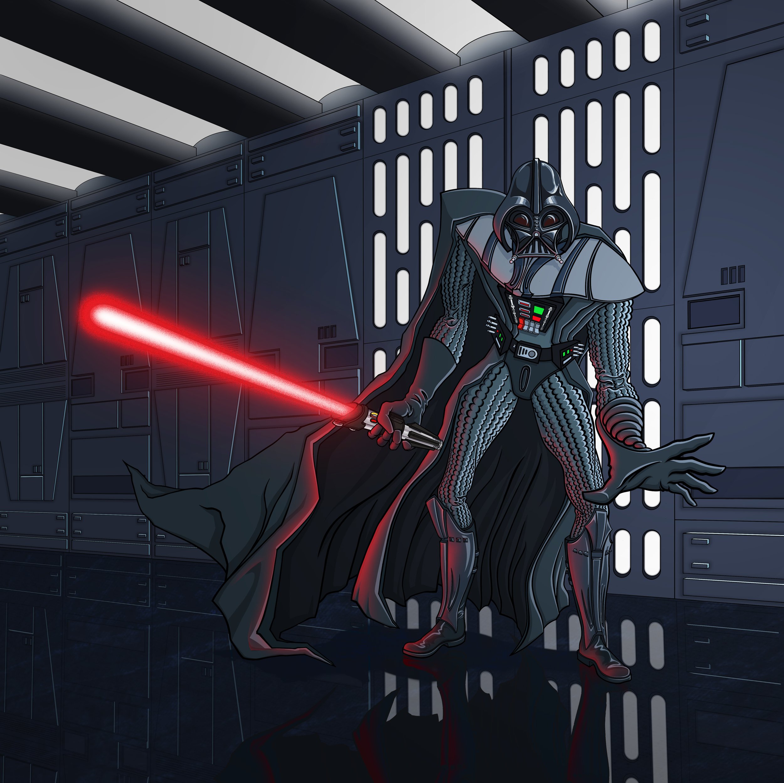 Darth Vader In Death Star