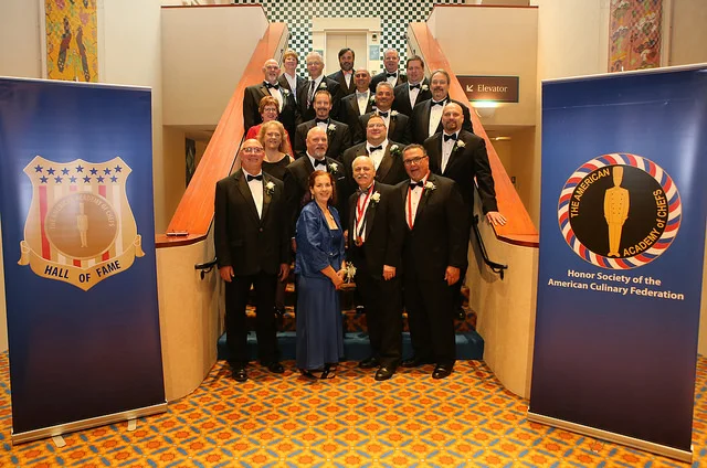 The AAC New Inductees. Image from the Official ACF Flickr. More photos available here: https://www.flickr.com/photos/acfchefs/albums/72157684256086603