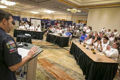 The 2017 Baron H. Galand Knowledge Bowl Competition. Photo from the Official ACF Flickr. More photos here: https://www.flickr.com/photos/acfchefs/albums/72157670753364232