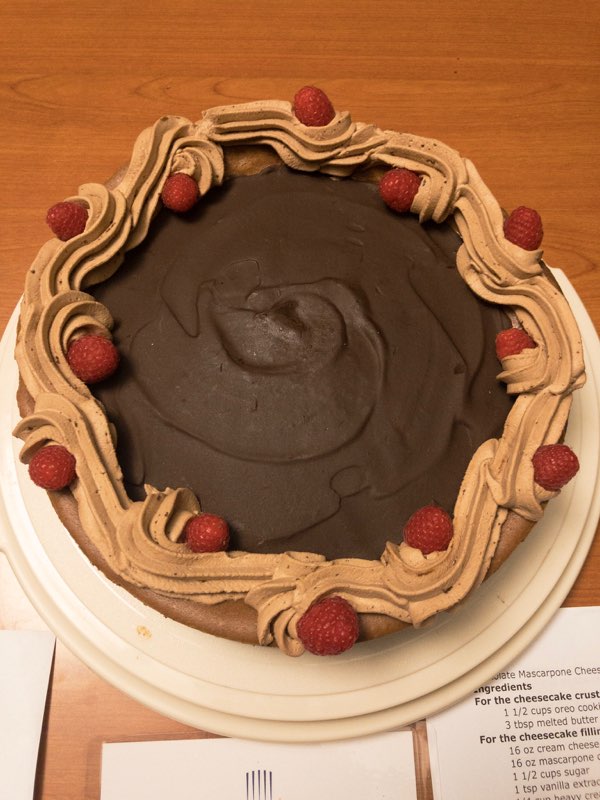 Channing Reinhard - Chocolate Marscapone Cheesecake