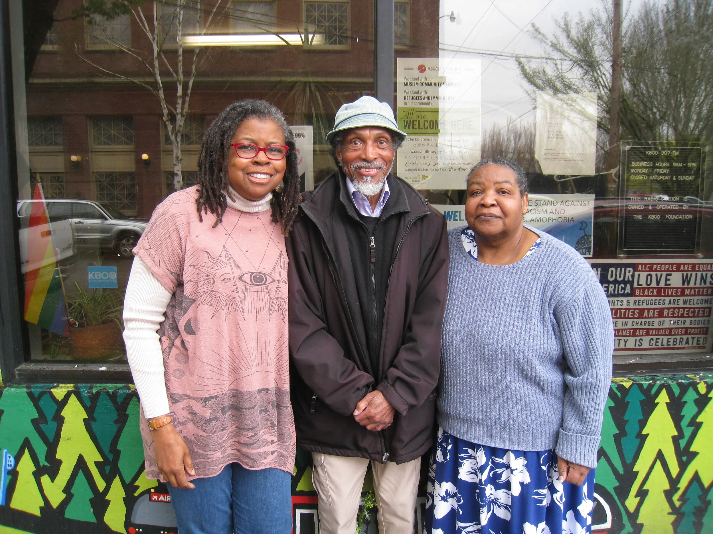 Patricia Welch, O.B. Hill and Emma Jackson Ford