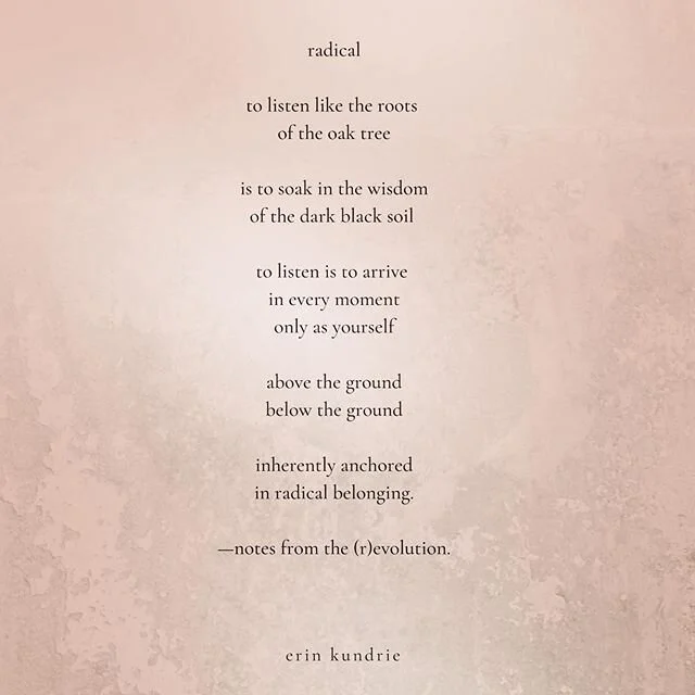 Radical changes. ✨ 
We are moving again, and naturally that&rsquo;s got me thinking of roots. Also slow growth, and big foundational changes for society. 🌱
I&rsquo;ll be doing my best to unplug and soak in the trees and water of the Pacific NorthWes