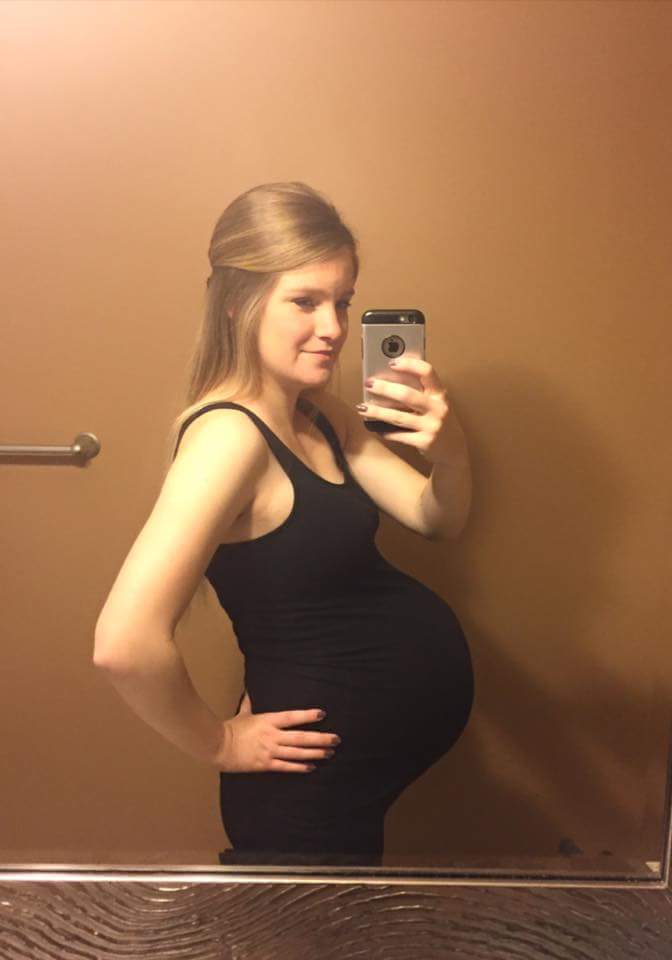 The morning I went in to be induced @41 weeks