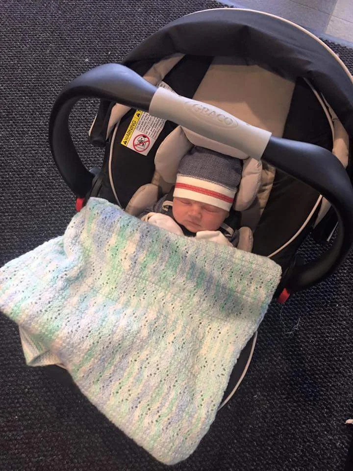 Going home in the same blanket his daddy came home in. 