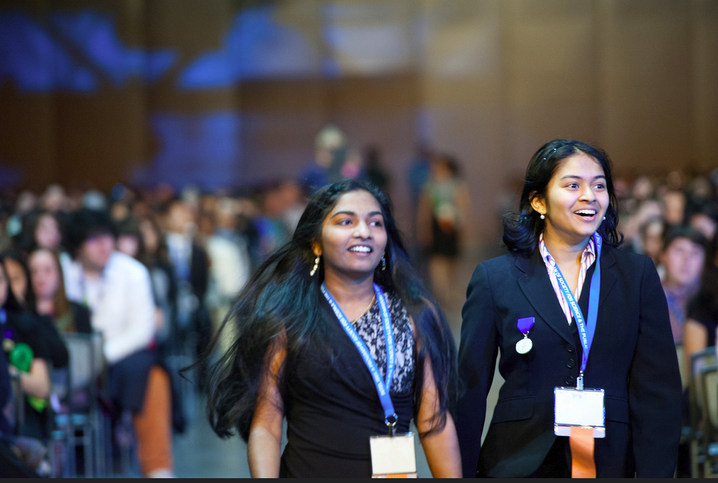 Two of our alumni at ISEF.