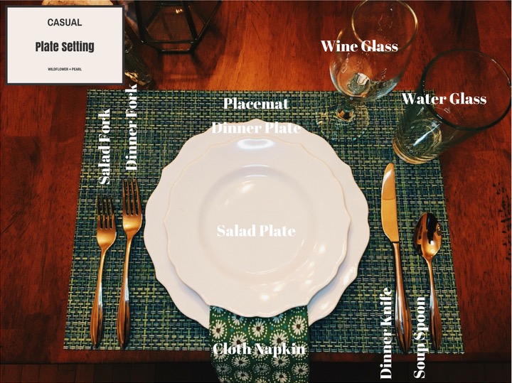 Casual Table Setting In Seven Easy, How To Set A Casual Table For Lunch