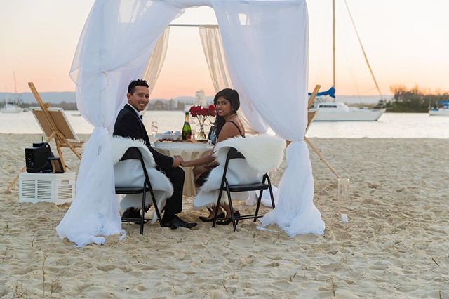 Proposing...the point in a mans life were nerves are at an all time high. Will she say yes? For this gent she did say yes. Styling and setup by the awesome team at @unforgettableproposals