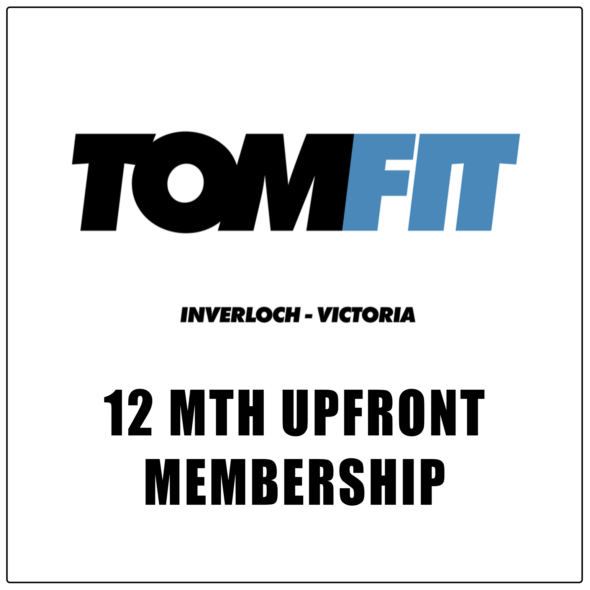12 Month Upfront Membership